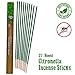 Hoont Citronella Incense Sticks - Long Lasting 21” Natural Mosquito Repellent – Highly Concentrated Formula and Extremely Effective (Pack of 12)