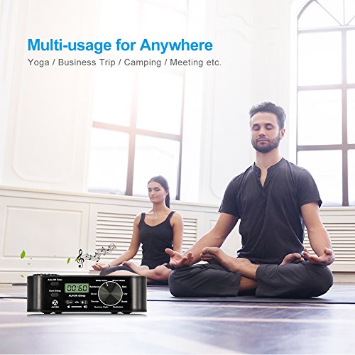 image for White Noise Machine, AUVON Sleep Machine with 10 Natural Non-looping S