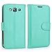 S3 Case, LK [Kickstand Feature] S3 Wallet Case, Luxury PU Leather Wallet Case Flip Cover Built-in Card Slots Stand For Samsung Galaxy S3, MINT