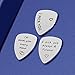 Husband Boyfriend Gifts - 3PCS Guitar Picks Gifts for Musician Husband Boyfriend Dad, Valentine's Day Gift for Him, Wedding Anniversary Gift for Men