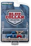 Greenlight 35100-A 1:64 1956 Ford F-100 Diecast Model Toy, Blue