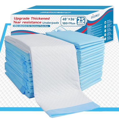 BIGGMED Tear-Resistant Disposable Underpads