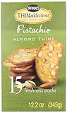 Nonnin's Thin Addictives Crunchy Cookies, Pistachio Almond, 12.2 Ounce