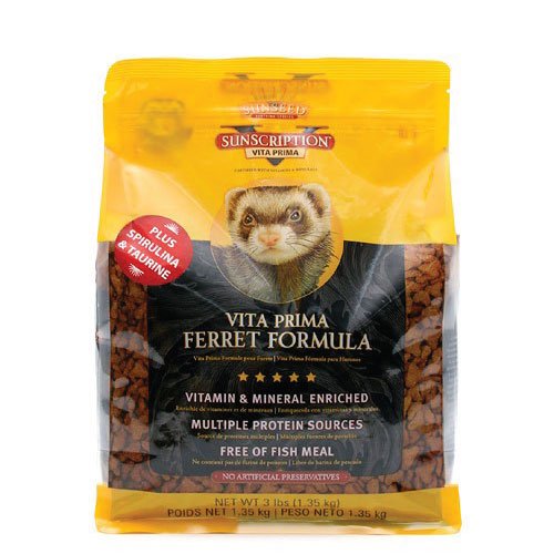 Sunseed Sunscription Vita Prima Ferret Formula, 3-Pound Bag