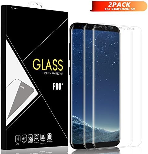Loisa Galaxy S8 Screen Protector [2 Pack], Full Coverage 3D PET Soft TPU Premium Screen Film with Lifetime Replacement Warranty for Samsung Galaxy S8
