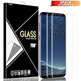 Loisa Galaxy S8 Screen Protector [2 Pack], Full Coverage 3D PET Soft TPU Premium Screen Film with Lifetime Replacement Warranty for Samsung Galaxy S8
