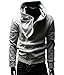 Men's Oblique Zipper Jacket Cosplay Costumes Hoodie II Coat