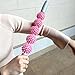LILUOE Fascia and Cellulite Blaster Remover Muscle Roller with 5 Balls Fat Blaster Stick (Pink)
