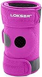LOKSER Pro Knee Brace Support | Open-Patella Stabilizer | Non-Slip With Medical Grade Quality Breathable Neoprene Sleeve | Fully Adjustable Compression Knee Pad | Recovery and Pain Relief