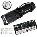 UltraFire 7w 300lm Mini Cree Led Flashlight Torch Adjustable Focus Zoom Light Lamp