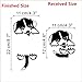 Funnytoday365 3D Stickers Funny Cute Cartoon Doggy Dog Pet Light Switch Sticker 3120 Funny Wall Decal Vinyl Stickers Home Decor