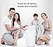 Buckle-less No Bulge Belt for Women, No Buckle and Hassle Women Invisible Belts (Khaki)