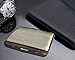 Credit Card Holder - Stainless Steel RFID Blocking Protector - for Men & Women -Stylish Travel Wallet as Gift - Protection for Your Bank and ID Cards Against RFID Scanners (Bronze)