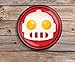 Genuine Fred FUNNY SIDE UP Silicone Egg Mold, Robot