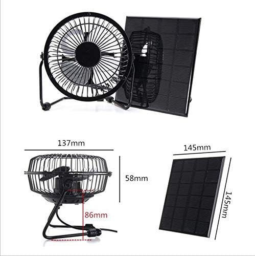 Ventilador con luz solar | Los mejores ventiladores del mercado.