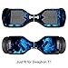 Sticker for Hover Board - Skin for Self-Balancing Electric Scooter - Decal for Self Balance Mobility Longboard - Smart Protective Cover Vinyl Case for 2 Wheel Scooter Board Fit for Swagtron T1