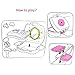 21Pcs Pretend Makeup Kit for Girls Cosmetic Pretend Play Dress-up Beauty Salon Toy Set with Mirror Best Gift for Kids