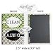 Clean Dirty Dishwasher Magnet Dishes Sign – Cute Elegant Quatrefoil Moroccan Trellis Modern Pattern – Green Black Grey – 3.5 x 2.5 – Housewarming, Bridal Registry & Gag Gift Idea for Men Women Teens