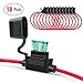 Nilight Inline Holder 14AWG Wiring Harness ATC/ATO 30AMP Blade Automotive Fuse Holder-10 Pack, 2 Years Warranty