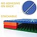 Play Platoon Building Bricks - 10 x 10 Inch Stackable Baseplate - Variety 6 Pack (2 Green, 2 Blue, 2 Gray) Classic Baseplate Compatible with All Major Brands