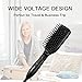 O'bella Hair Straightener Brush-Dual Voltage Fast Heating Mini Straightening Brush with 1.1