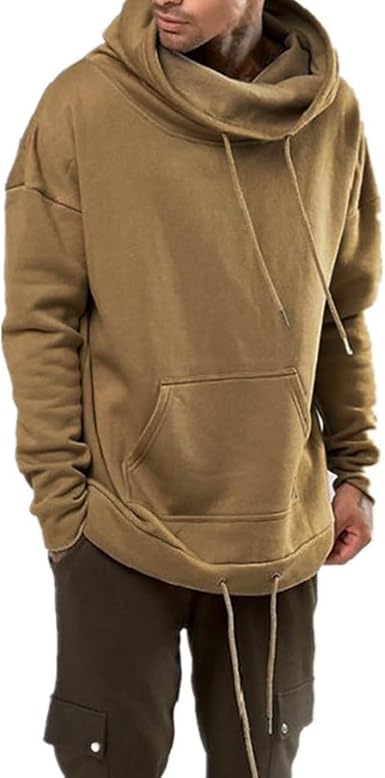 turtleneck under hoodie