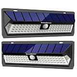 InnoGear Solar Lights Outdoor with Wide Lighting Area Wireless Motion Sensor Security Night Light Wall Sconce Lamp Waterproof for Back Yard Driveway Garage Patio and Garden (Pack of 2)