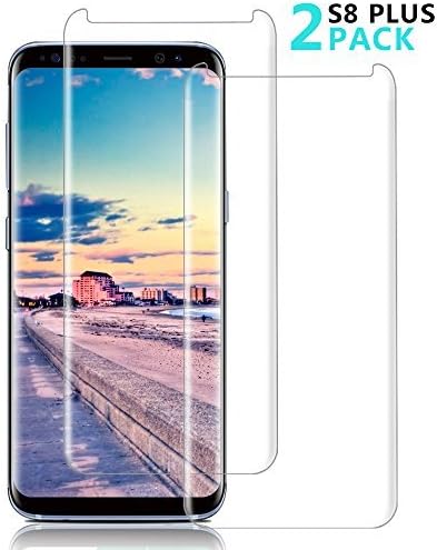 Samsung Galaxy S8 Plus Screen Protector [2 Pack], Cankepi [HD Clear][Case Friendly][Full Coverage][9H Hardness][Anti-scratch][Anti-Fingerprint][Bubble-Free][Full-Coverage]Screen Protector Film