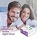 Ovulation Test Strips & Pregnancy Test Kit, 40 LH and 10 HCG Urine Test Strips with 50 Collection Cups, Monitor and Track Fertility, High Sensitivity Result for Women Home Predictor Testing