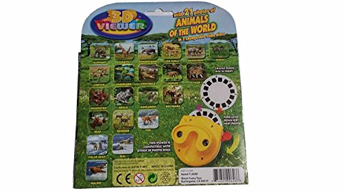 21 Animals of the world 3D Viewer, View master, 3 interchangeable discs - //coolthings.us