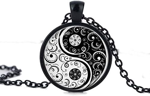 Pop Wild Retro Punk Creative Magic Glass Pendant Necklace