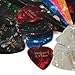 DIY Guitar Pick Punch Sheets - 25 Pcs - Musicians Recommended Light, Medium and Heavy Celluloid Guitar Pick Strips - 12 Stunning Colors to Create Customized Guitar Picks with Any Picks Maker