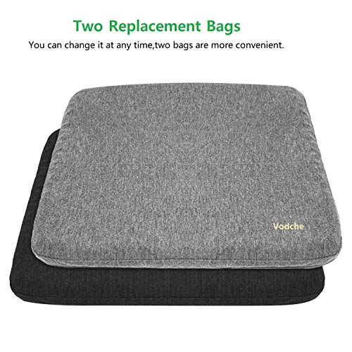 Vodche Large Gel Seat Cushion, New Upgrade Wheelchair Cushion with Non-Slip Cover Breathable Honeycomb Design Relief Back Pain Egg Seat Cushion Pad fits for Office Chair and Car,Wheelchair
