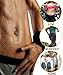 Waist Trimmer Ab Belt Neoprene Trainer Shaper Slimming Sauna Belt Belly Fat Weight Loss Belt Ab Trainer Back Brace (Black, 2XL)