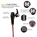 Bluetooth Headphones, Wireless Earbuds Bluetooth Headset with mic Sports running Earphones for iPhone Sony Samsung motorola LG (red)