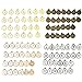 Wholesale Alphabet Letter Mixed Charms Pendants DIY for Jewelry Making and Crafting 17.5mm Set of 4 (104Pcs)