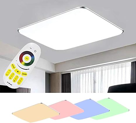 Sailun 48w Rgb Led Modern Deckenleuchte Deckenlampe Flur Wohnzimmer Lampe Schlafzimmer Kuche Energie Sparen Licht 85v 265v 50hz Rgb Amazon De Beleuchtung
