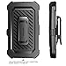Moto X Case, SUPCASE [Heavy Duty] Belt Clip Holster Case for Moto X (2nd Gen.) Phone 2014 Release [Unicorn Beetle PRO Series] with Built-in Screen Protector [Not Fit Moto X 2013 Release] (Black)