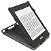 iGadgitz Black PU Leather Case Cover Compatible with Amazon Kindle Paperwhite 2015 2014 2013 2012 with Sleep/Wake Function & Integrated Hand Strap