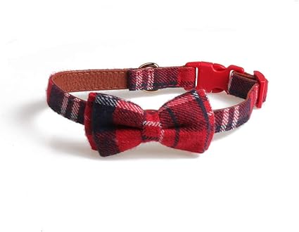 Collare Regolabile Collare Per Canicollare Inglese Con Fiocco Colletto Con Fibbia Colletto Per Animali Collare Per Gatto M Amazon It Prodotti Per Animali Domestici