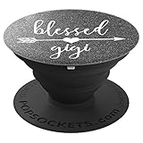 Silver Glitter Blessed Gigi Phone Accessory