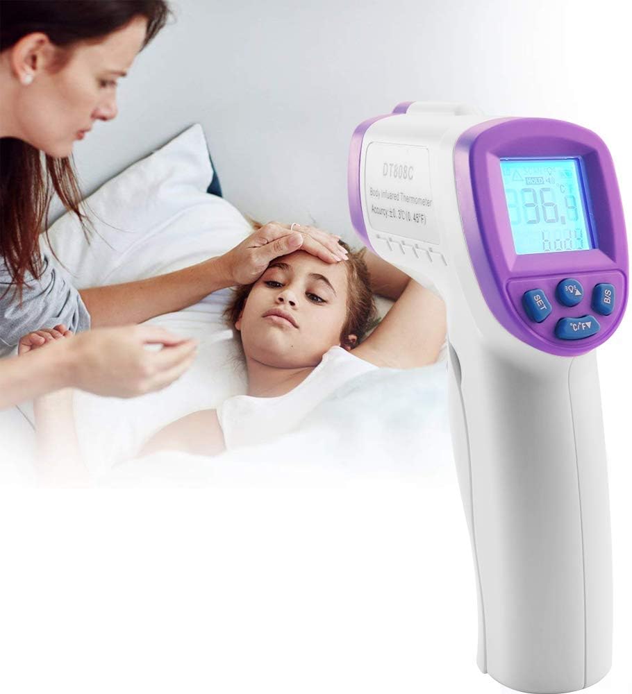 Infrared Thermometer - Namotu Non-Contact Digital LCD Display Handheld Conversion Accurate Temperature Gun 89-107℉(32-42℃), 1 Second Reading