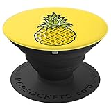 Pineapple Retro Cartoon Phone Accessory Party Supply Gift - PopSockets Grip and Stand for Phones and Tablets