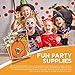 Fun Express Jack-O'-Lantern Make-A-Pumpkin Stickers | 2-Pack (24 Count) | Great for Halloween-Themed Party | Children Age 3+