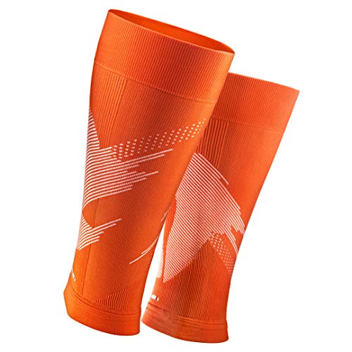 Rockay Blaze Calf & Shin Graduated Compression Leg Sleeves for Men and Women 16-23 mmHg - (1 Pair)
