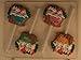 3 bunnies in basket w/ carrots in background E130 Easter Chocolate Candy Mold