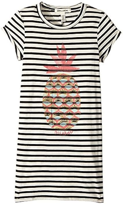 Amazon Co Jp ビラボン Billabong ガールズドレス ワンピース Time Again Dress Little Kids Big Kids Black White Md 身長 139cm 147cm 並行輸入品 服 ファッション小物