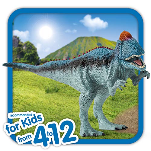 schleich DINOSAURS | Cryolophosaurus 15020 | detailgetreuer Dino mit beweglichem Kiefer | tolles Geschenk für Mädchen und Jungen | schleich Dinosaurier Spielzeug ab 3 Jahre | 25 x 9 x 11 cm – Bild 3
