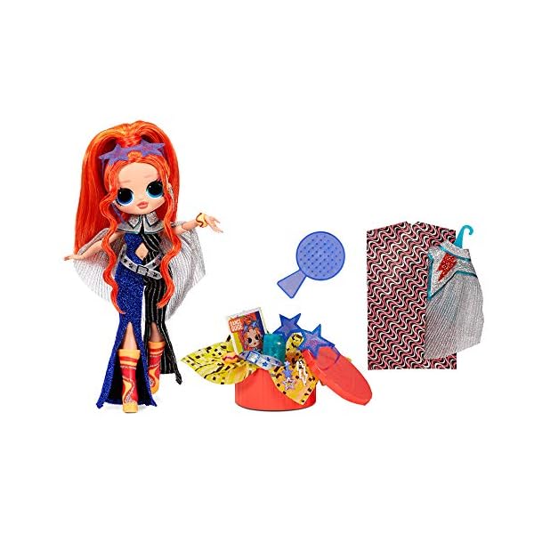 LOL Surprise OMG Dance Dance Dance Major Lady Fashion Doll, with 15 Surprises, Designer Clothes, Magic Blacklight…
