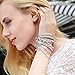 TASBERN Leather Wrap Bracelet for Women Multi Studded Rope Cuff Bracelets with Rhinestone Wristband for Teen Girls Gift